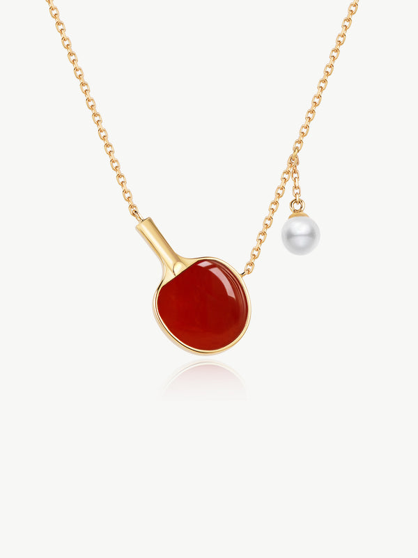 ONESWEAR Table Tennis Necklace (Carnelian)