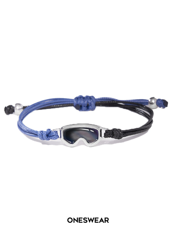 ONESWEAR SKIING Goggle Bracelet (18K gold plating)（Black）