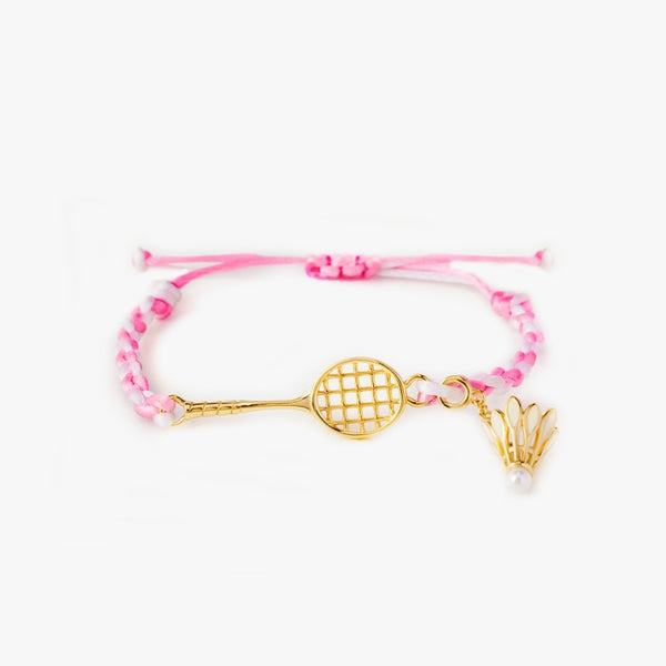 ONESWEAR Badminton Racket Cord Bracelet (Pink)